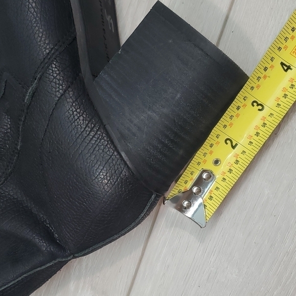 NEW Lucky Brand Kamren Ankle Leather Heels Open Toe shoes boots sandals - Picture 16 of 16